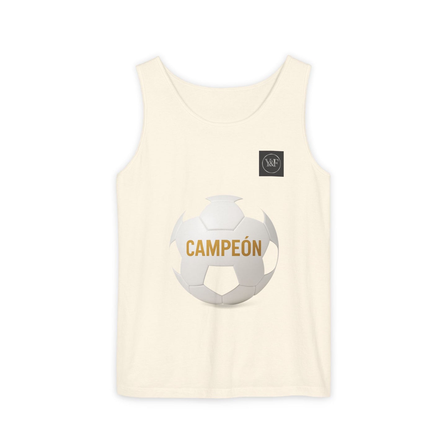 Soccer Champion Tank Top, Unisex Sports Shirt, Athletic Wear, Summer Apparel, Gift for Sports Lovers, Champion's Motto Top