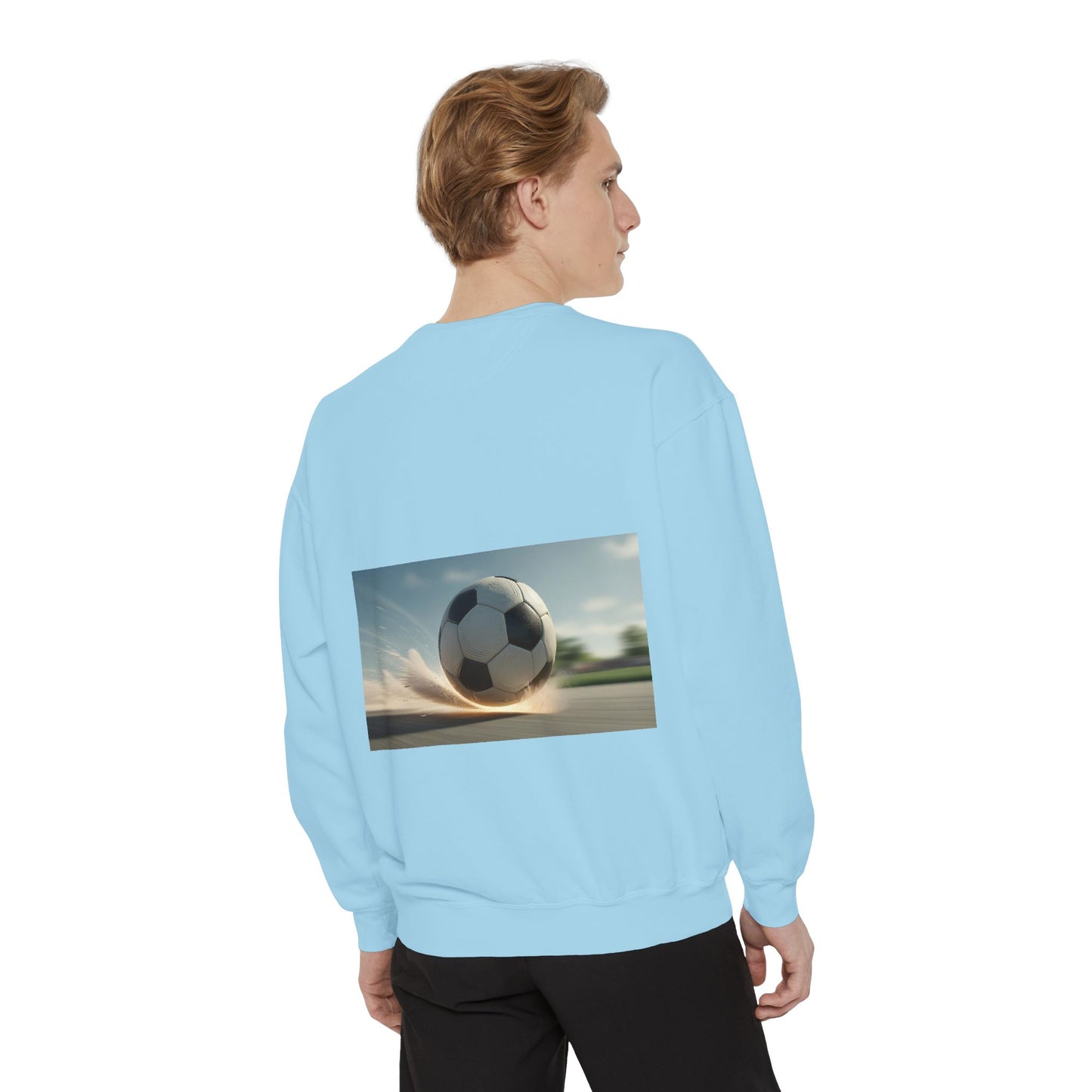 Soccer-Themed Unisex Sweatshirt - Break the Rules, Sportswear, Gift for Athletes, Casual Wear, Football Fan Apparel
