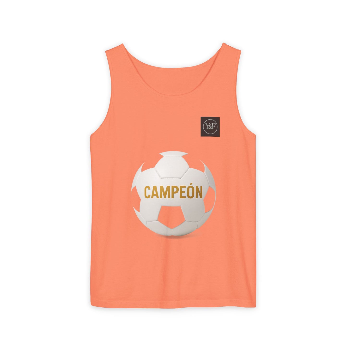 Soccer Champion Tank Top, Unisex Sports Shirt, Athletic Wear, Summer Apparel, Gift for Sports Lovers, Champion's Motto Top