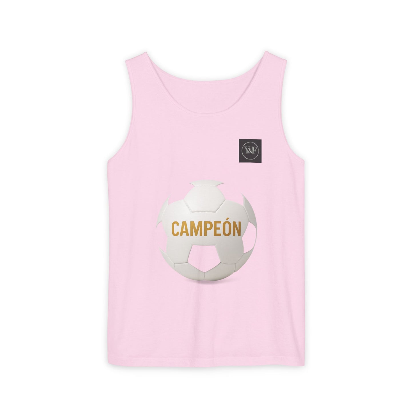 Soccer Champion Tank Top, Unisex Sports Shirt, Athletic Wear, Summer Apparel, Gift for Sports Lovers, Champion's Motto Top