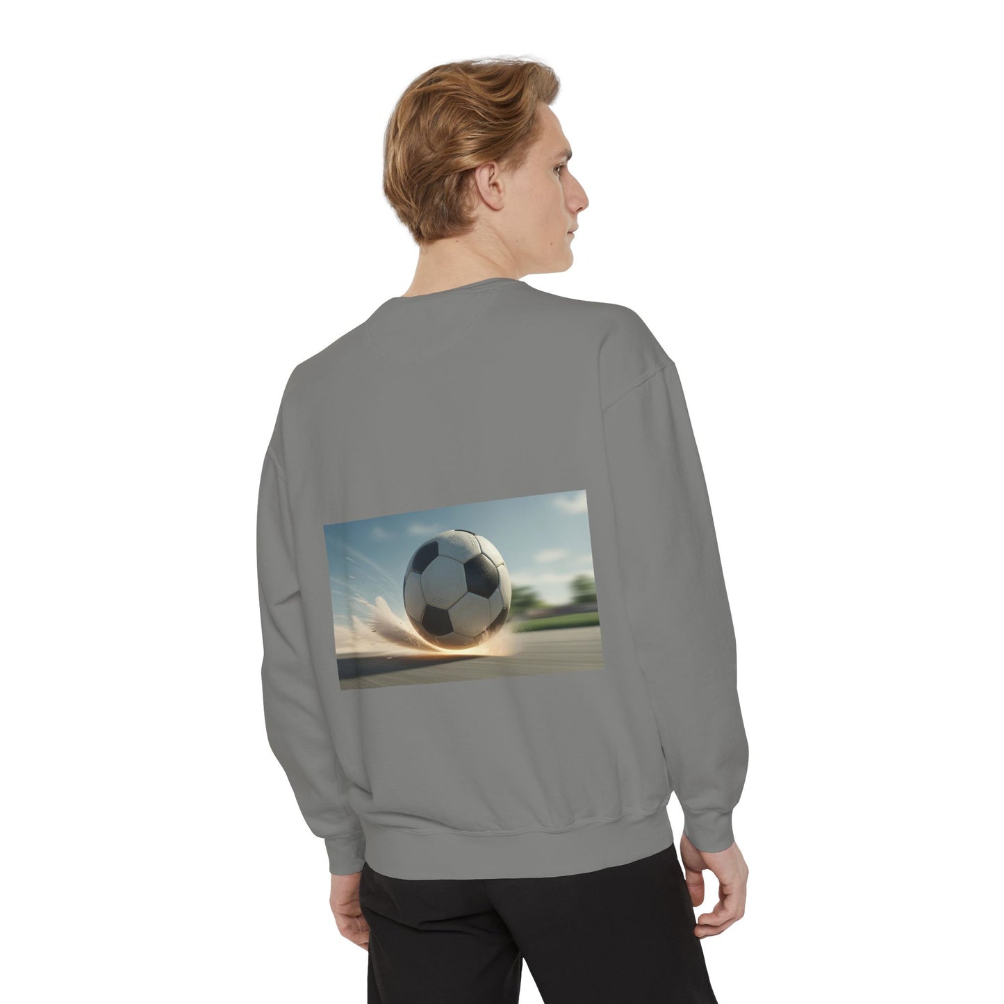 Soccer-Themed Unisex Sweatshirt - Break the Rules, Sportswear, Gift for Athletes, Casual Wear, Football Fan Apparel