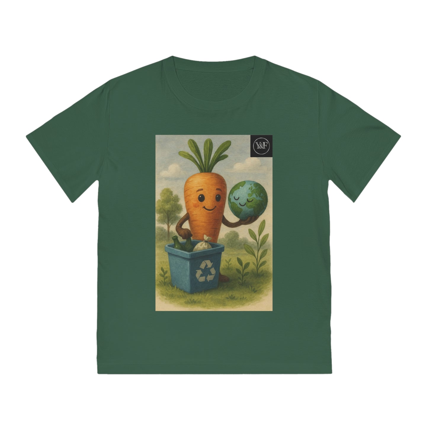Eco-Friendly Unisex Rocker T-Shirt, Sustainable Fashion, Earth Day Gift, Positive Vibes Clothing, Plant Lover Tee