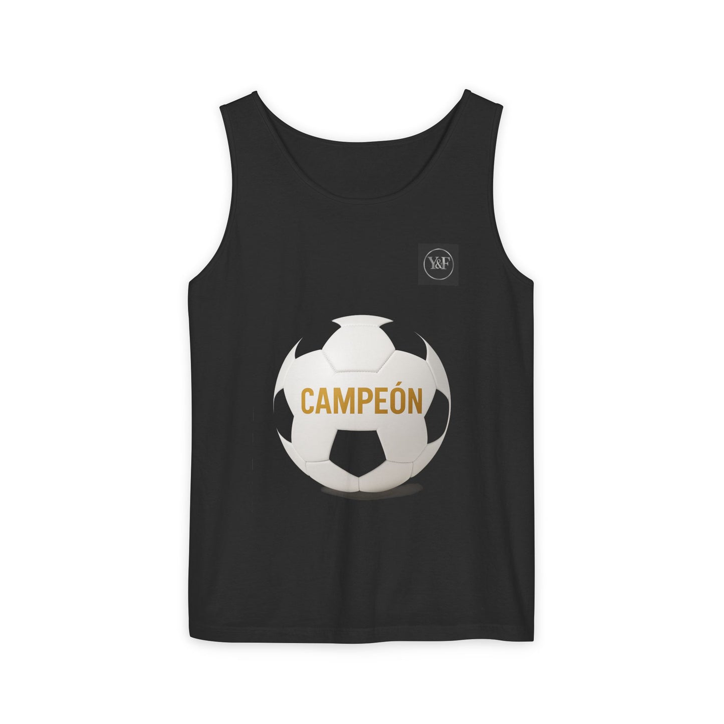 Soccer Champion Tank Top, Unisex Sports Shirt, Athletic Wear, Summer Apparel, Gift for Sports Lovers, Champion's Motto Top