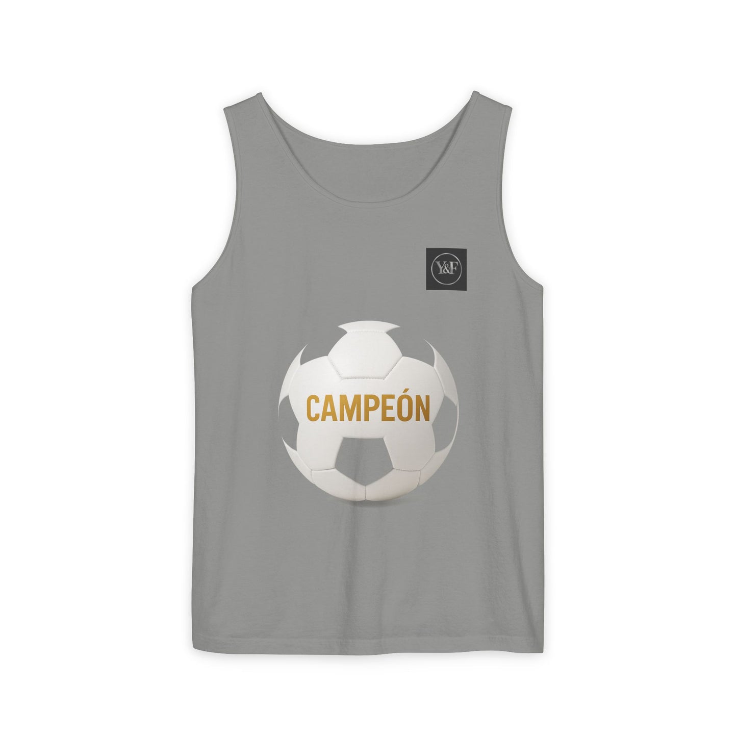 Soccer Champion Tank Top, Unisex Sports Shirt, Athletic Wear, Summer Apparel, Gift for Sports Lovers, Champion's Motto Top