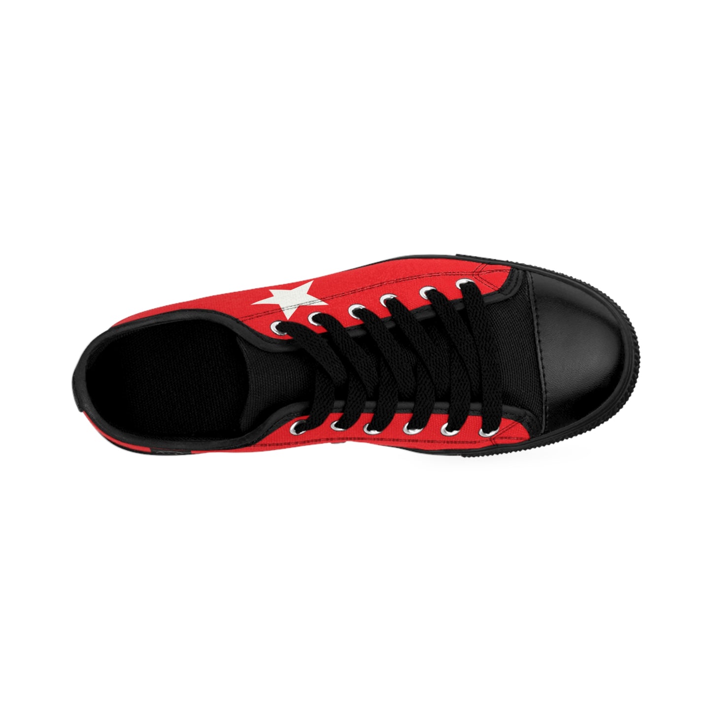Stylish Red Star Sneakers for Men, Casual Footwear, Trendy Sneakers, Everyday Style, Gift for Him, Athletic Shoes