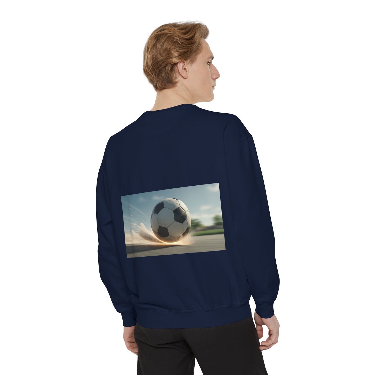 Soccer-Themed Unisex Sweatshirt - Break the Rules, Sportswear, Gift for Athletes, Casual Wear, Football Fan Apparel