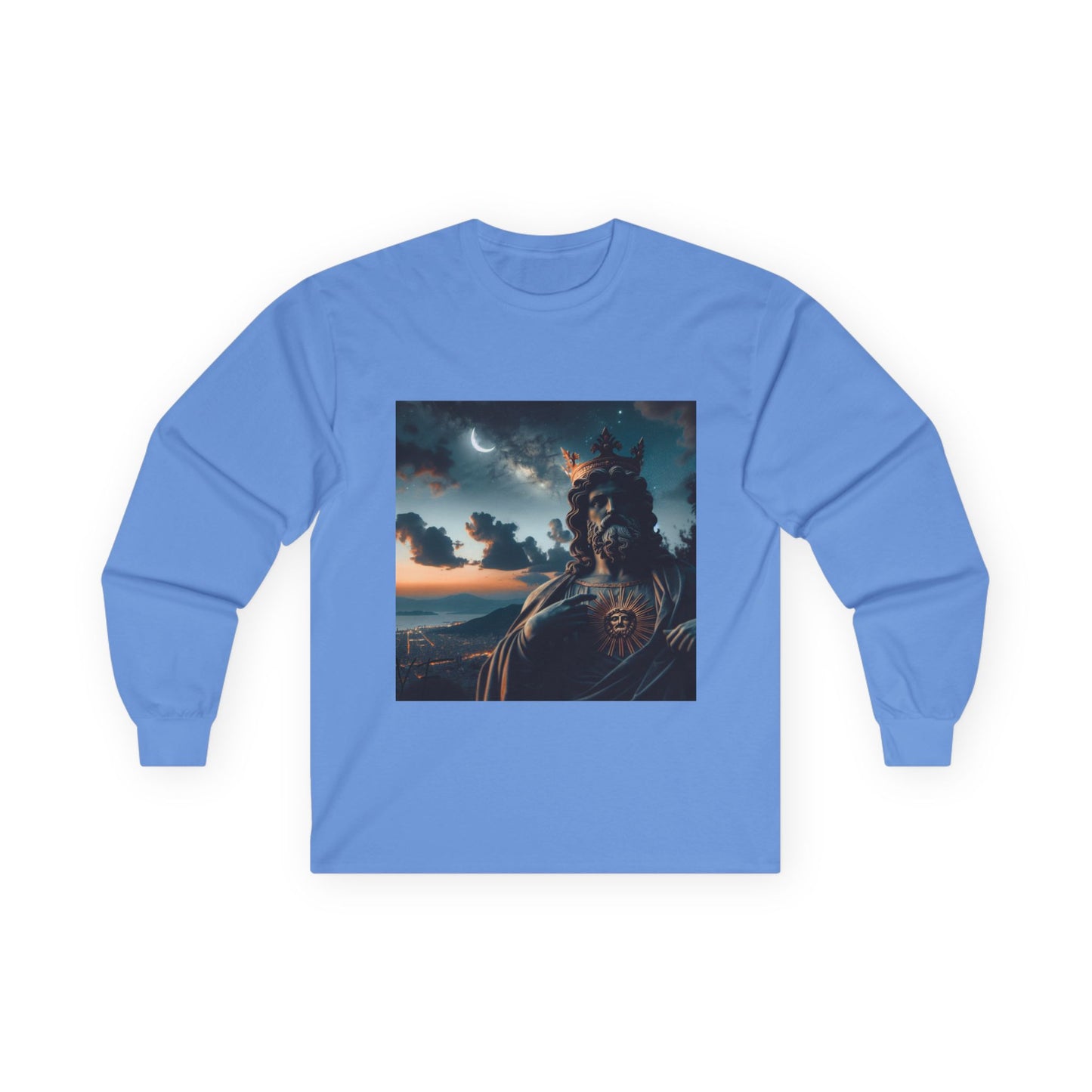 Artistic Long Sleeve Tee with Vintage Vibe, Perfect for Art Lovers, Unique Gift, Casual Wear, Fall Fashion, Cozy Layering