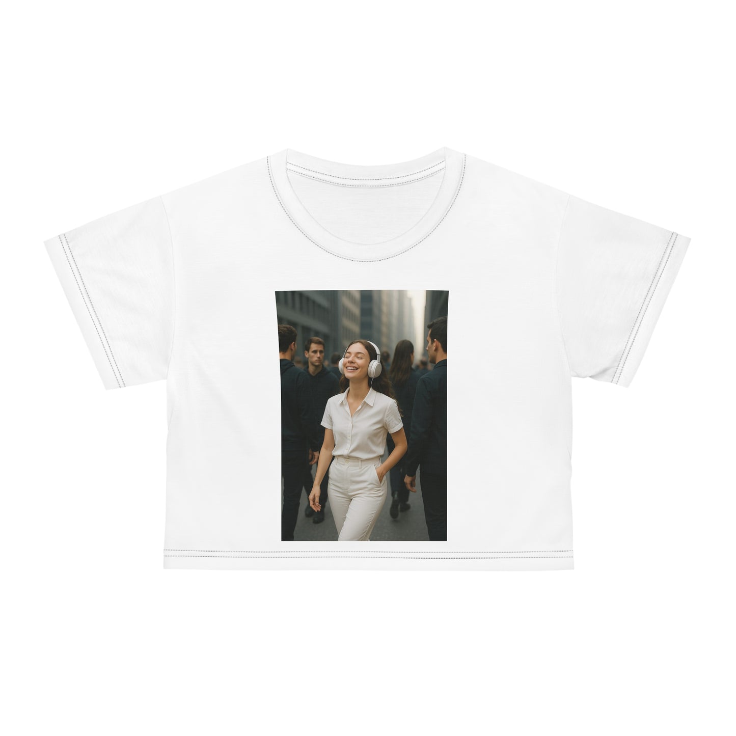 Chic Crop Tee for Trendsetters, Stylish Summer Top, Casual Fashion Statement, Comfortable Everyday Wear, Gift for Fashion Lovers
