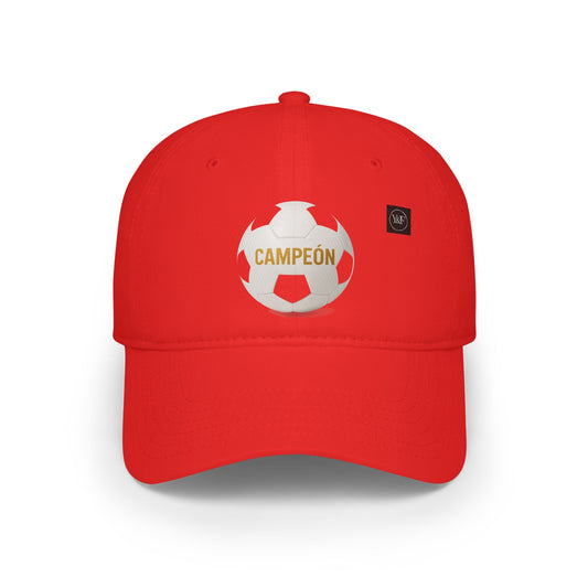 Campeón Soccer Low Profile Baseball Cap | Sports Gift, Trendy Hat, Team Accessories, Casual Wear, Fan Gear