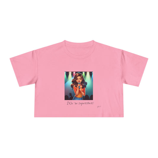 Women's Crop Tee, Empowering Statement Tee, Casual Summer Top, Gift for Her, Festival Ready Shirt, Inspirational Graphic Tee