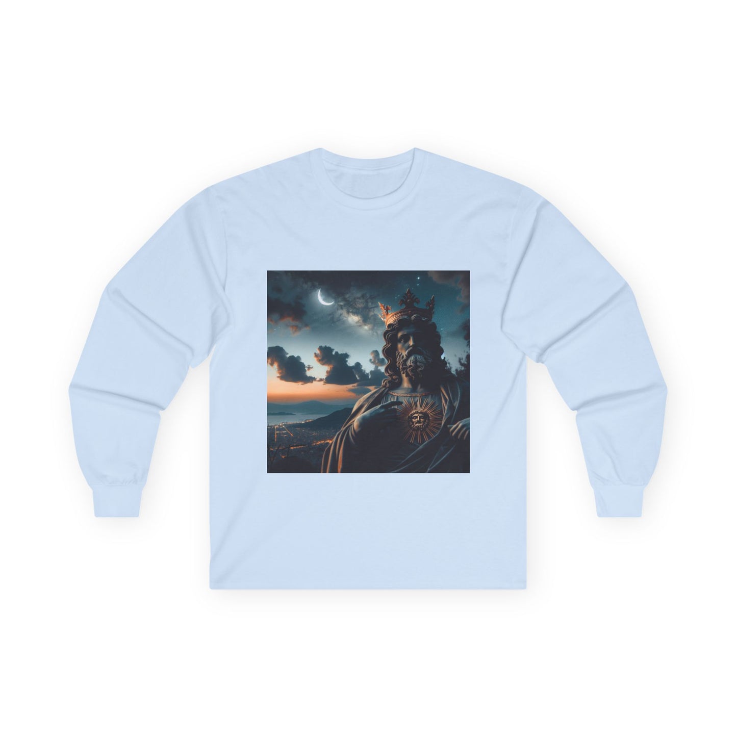Artistic Long Sleeve Tee with Vintage Vibe, Perfect for Art Lovers, Unique Gift, Casual Wear, Fall Fashion, Cozy Layering