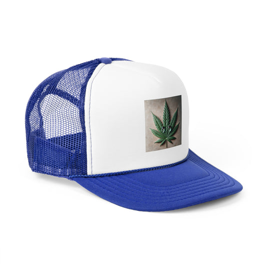 Stylish Leafy Trucker Cap | Cool Cap for Nature Lovers, Outdoor Activities, Festivals, Gifts for Him/Her, Trendy Hat