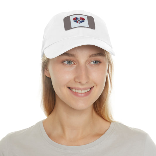 Stylish Dad Hat with Leather Patch | Perfect for Father's Day, Casual Outfits, Outdoor Adventures, Gift for Dad, Trendy Accessories